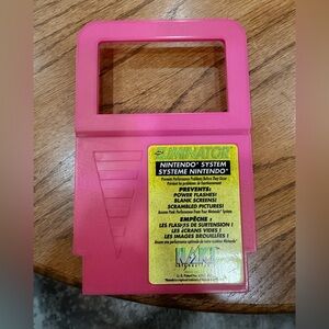 Vintage Nintendo NES Eliminator System Cleaner Pink Cleaning Cartridge